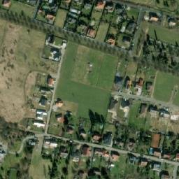 Satellite imagery of [Velké Popovice] church t., CZ