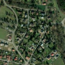 Satellite imagery of [Velké Popovice] church t., CZ