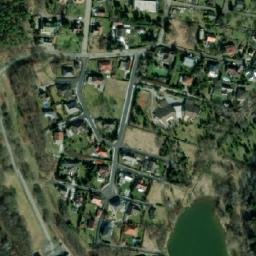 Satellite imagery of [Velké Popovice] church t., CZ