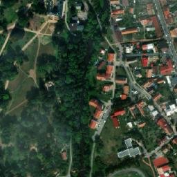 Satellite imagery of [Slatiňany] church t., CZ