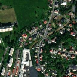 Satellite imagery of [Lanškroun] church t., CZ