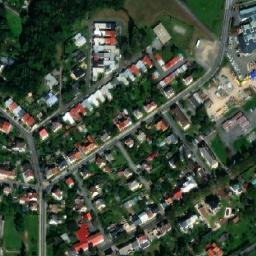 Satellite imagery of [Lanškroun] church t., CZ