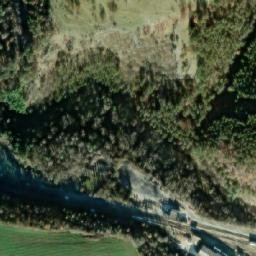 Satellite imagery of (Čertovy schody) [Koněprusy] outlook p., CZ