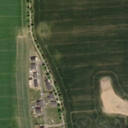 Satellite imagery of [Křesetice] church t., CZ