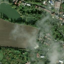 Satellite imagery of [Čáslav] church & outlook t., CZ