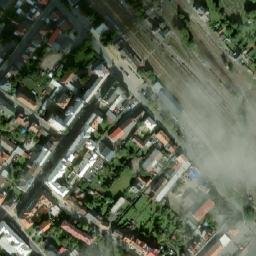 Satellite imagery of [Čáslav] church & outlook t., CZ