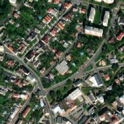 Satellite imagery of [Lanškroun] church t., CZ