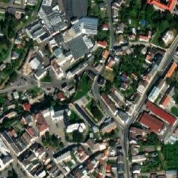 Satellite imagery of [Lanškroun] church t., CZ