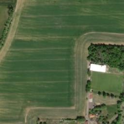 Satellite imagery of [Křesetice] church t., CZ
