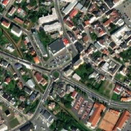 Satellite imagery of [Lanškroun] church t., CZ