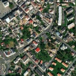 Satellite imagery of [Lanškroun] church t., CZ