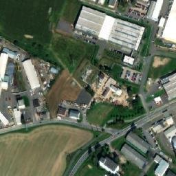 Satellite imagery of Orpa [Lanškroun] factory chimney, CZ