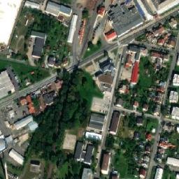 Satellite imagery of Orpa [Lanškroun] factory chimney, CZ