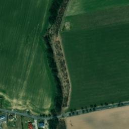 Satellite imagery of [Rovensko] cemetery chapel sanctus t., CZ