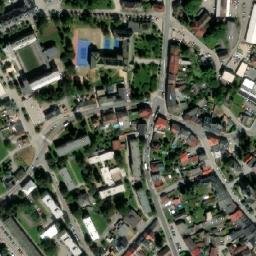 Satellite imagery of [Česká Třebová] church t., CZ