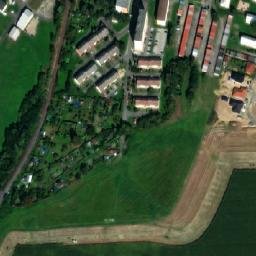 Satellite imagery of Orpa [Lanškroun] factory chimney, CZ