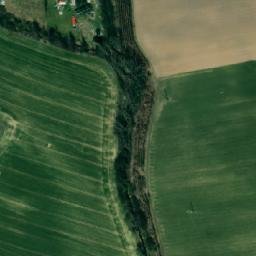 Satellite imagery of [Rovensko] cemetery chapel sanctus t., CZ