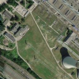 Satellite imagery of [Dětmarovice] power station chimney, CZ