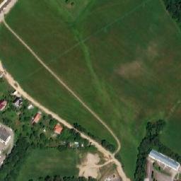 Satellite imagery of [Jílové u Prahy] cemetery church sanctus t., CZ