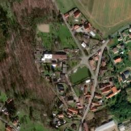 Satellite imagery of [Skvrňov] church t., CZ