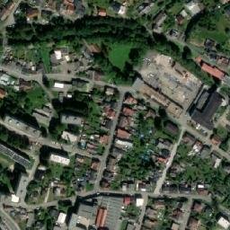 Satellite imagery of [Česká Třebová] heating plant chimney, CZ