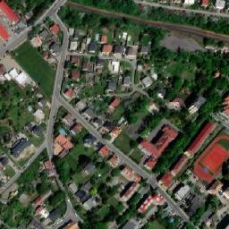 Satellite imagery of [Hlučín] church t., CZ