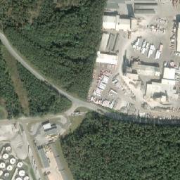 Satellite imagery of [Kaznějov] Kaolin factory chimney, CZ