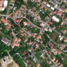 Satellite imagery of [Jílové u Prahy] church t., CZ