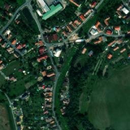 Satellite imagery of [Bítovany] church t., CZ