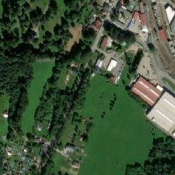 Satellite imagery of [Česká Třebová] evangelic church t., CZ
