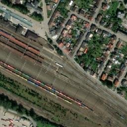 Satellite imagery of [Česká Třebová] heating plant chimney, CZ