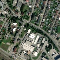 Satellite imagery of [Česká Třebová] heating plant chimney, CZ