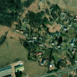 Satellite imagery of [Tvrdkov] church t., CZ