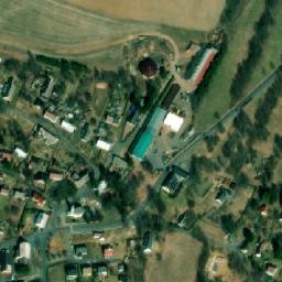 Satellite imagery of [Tvrdkov] church t., CZ