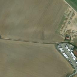 Satellite imagery of [Uhlířov] Cemetery chapel t., CZ
