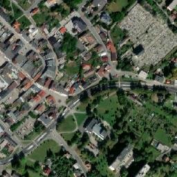 Satellite imagery of [Hlučín] church t., CZ