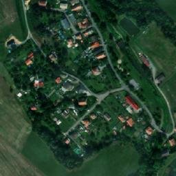 Satellite imagery of [Bítovany] church t., CZ