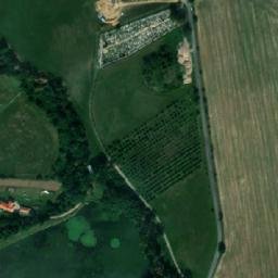 Satellite imagery of [Bítovany] church t., CZ