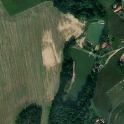 Satellite imagery of [Bítovany] church t., CZ