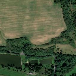 Satellite imagery of Žebrák [Točník] burg & outlook t., CZ