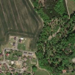 Satellite imagery of [Chlístovice] church t., CZ