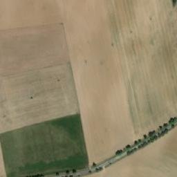 Satellite imagery of [Chlístovice] church t., CZ