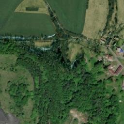 Satellite imagery of [Vápenný Podol] church t., CZ