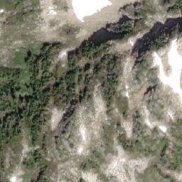 Satellite imagery of Mount Luxor, CA