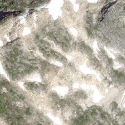 Satellite imagery of Mount Luxor, CA