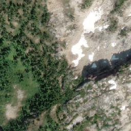 Satellite imagery of Mount Whistlepig, CA