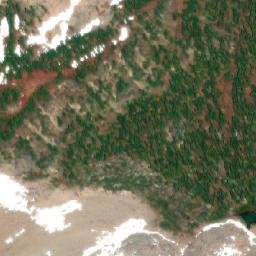 Satellite imagery of Mount Bradford, CA