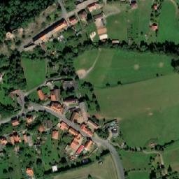 Satellite imagery of Žebrák [Točník] burg & outlook t., CZ