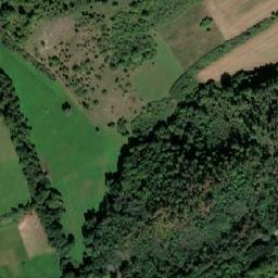 Satellite imagery of Žebrák [Točník] burg & outlook t., CZ