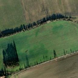 Satellite imagery of [Suchomasty] church sanctus t., CZ